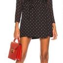 Alexis  Leila Polka Dot Long Sleeve Tie Neck Mini Dress Rio Print Women's Size L Photo 0