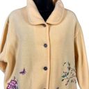 Northern Reflections Vintage Yellow Fleece Birdhouse Jacket •   Photo 1