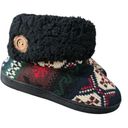 Muklucks MUK LUKS Sherpa Fold Over Cuff Memory Foam Slipper Booties NEW Size Small Photo 6