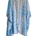 Southern Shirt   Blue and White Tie Dye Kimono  Sz One Size Photo 5