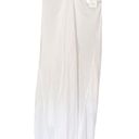 Vince  White Twist Front Halter Cotton Dress Photo 0