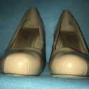 Madden Girl  “Getta” Nude vegan patten leather square closed toed heels SZ 7 Photo 4