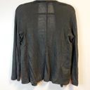 Majestic  Filatures Cardigan Black 100% Linen Open Front Blazer Sz 1 (XS/S) EUC Photo 7