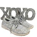 MIA  Heathered Gray Knitted Lace Up Low Top Casual Sneakers Women Sz 8 Photo 11