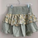 American Eagle Mixed Print Tiered Mini Skirt Photo 1