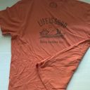 Life is Good  fishing ‘Going Nowhere Fast’ orange logo t-shirt, size large Photo 1