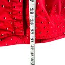 Free People  Love Fool Top Skirt Set Womens Size 10 Red Corduroy Printed Feminine Photo 11