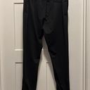 Zyia  Active Pants  3XL Black Nylon Blend Athletic Jogger With Gold Zipper Accent Photo 5