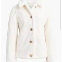 J.Crew  Factory Jacket Petite Faux-Fur Coat Button Front White 6P NWT New Photo 2