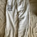 Gilly Hicks Women’s White Sweatpants Photo 1