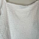 J.Crew  Smocked broken-in jersey cropped top white Photo 8