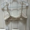 ANDIE Swim The Molokai Top in White Lurex Size Large New With Tags Photo 3