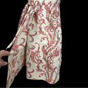 Tommy Hilfiger Paisley Print Surplice Neck Faux Wrap Belted Cotton Dress Medium Photo 8