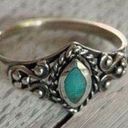 Sterling Silver and Turquoise ring new size 7.5 Photo 3