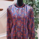 Westbound  Women's Multicolor 100% Polyester Round Neck Long Sleeve Top Blouse 18 Photo 10