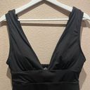 ANDIE  Mykonos Women’s Black One Piece Plunge Swimsuit Size Large Photo 2