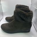 DKNY  Women's Abri Booties Brown Stone Size 9.5 m Faux suede Photo 3