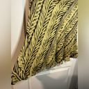 Ralph Lauren Vintage Lauren  Khaki Black Batik Tropical Palm Leaf Print Skirt Photo 4