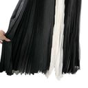 Alexis NWT  Federico Long Pleated Organza Silk Maxi Dress Black White Size XS Photo 7