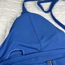 ANDIE  Swim Lagos Halter Neck One Piece Swimsuit in Blue Size Medium NWT Photo 5