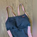 Nike  Laser Stripe Crossback One Piece Swimsuit Photo 4