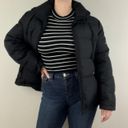 Guess Vintage Y2K Black Mock Neck Zip Up Down Puffer Winter Jacket Photo 0