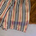 Burberry New  Icon Striped Silk Shorts Photo 9