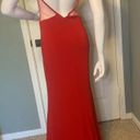 La Femme  Elegant Formal Prom Red Long Maxi Dress. Photo 9