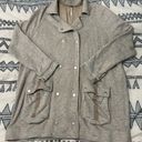 Free People Linen Blend Aronak Oversized Slouchy Jacket Photo 0