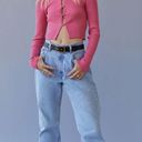 Urban Outfitters Peyton Fitted Cropped Cardigan NWT Size S - Pink Photo 0