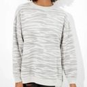 American Eagle  AAH-MAZINGLY SOFT Jegging Fit White Grey Animal Print Sweater Photo 0