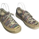 Sam Edelman  Kavi Stripes Canvas colorful sneaker size 8.5 Photo 0