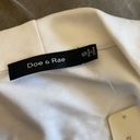 Doe & Rae NWT  off white 3/4 sleeve blazer with pockets S Photo 2