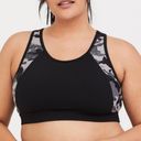 Torrid Black Grey Camo Plus Size Stretch Active Workout Racerback Sports Bra Photo 0