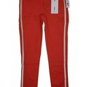 Skinny Girl  Womens Jeans Red Skinny Stretch Pant Ankle Size 4 Short 27 Waist Photo 0