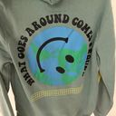 Green Graphic Hoodie Size M Photo 1