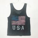 Fifth Sun  Patriotic Charcoal Tank Top Size Small Photo 0