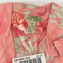 REEF Tahiti  Club Tropical Print Blouse Camp Shirt Women's Size 14 Photo 1