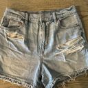 American Eagle High Waisted Mom Shorts Strigid Photo 3