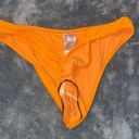 Topshop Neon  Orange Microfiber Bikini Bottom Size 12 Photo 3