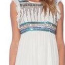 Tularosa  embellished beaded stella off white sleeveless maxi dress wedding guest Photo 1