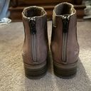 blowfish Malibu Vada Ankle Boot Slate Local Sheriff Tan Back Zip 1.5" Heel Sz 6 Photo 4