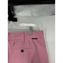 Dear John  Striped Cuffed Shorts Red White Pink Chino Waist Size 29 Preppy Photo 4