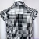 Kate Spade NWT  Mini gingham sleeveless top , Black and white Photo 8