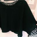 Black Fringe Shirt Size M Photo 1