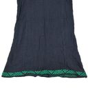 THML  Navy Blue Cotton Sundress Sleeveless Mini Women's XS Embroidery Lightweight Photo 5