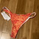 Shekou  Orange/Red 2 Piece Bikini Set Top Size Small & Bottom Size Medium NWT Photo 11