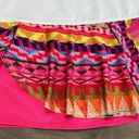 Lucky in Love  13” Layered Pleated Tennis Skirt White And Pink Print Size Large Photo 4