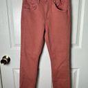 Mother Pink Cotton Blend The Stash Mid Rise Dazzler Ankle Jeans Second Chance 26 Photo 2