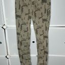 Free People  Green & Khaki High Rise Skinny Long and Lean Jeans Size 26 Photo 2